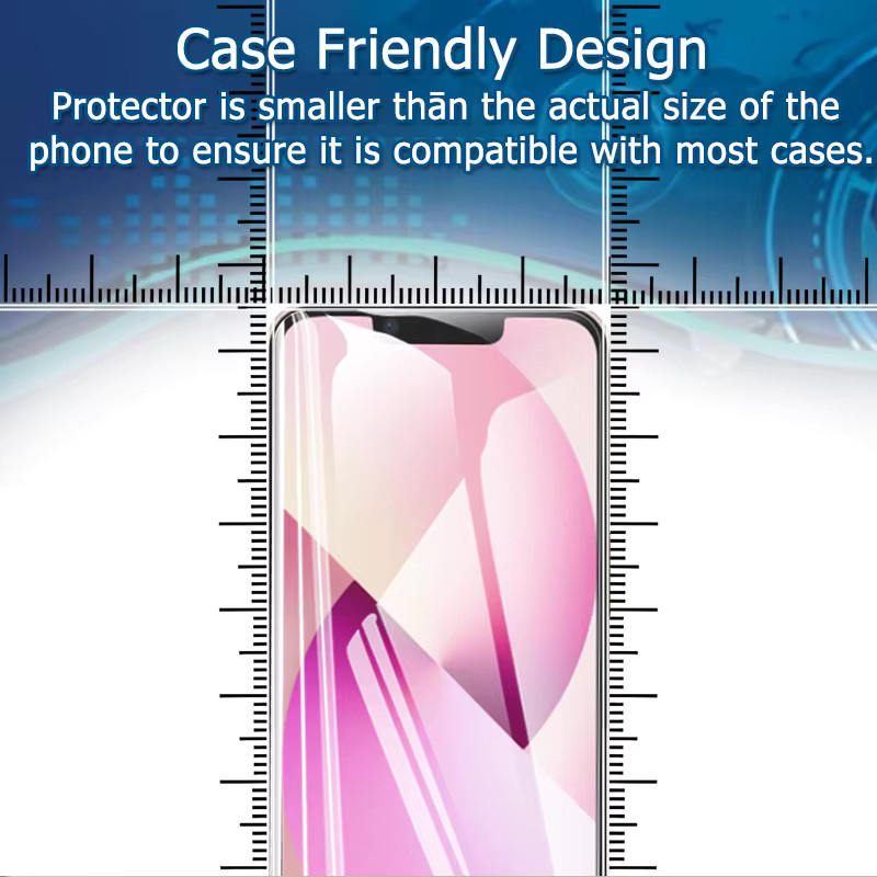 3er-Set gehärtetes Glas Displayschutzfolie für Apple iPhone 13 Mini, transparent, Full Cover mit Fingerabdruck-Entsperrung und Explosionsschutz - Bild 5