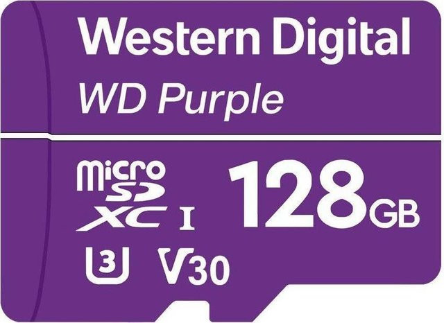 Western Digital Purple microSDXC UHS-I Speicherkarte 128GB Class 10 lila - Bild 1
