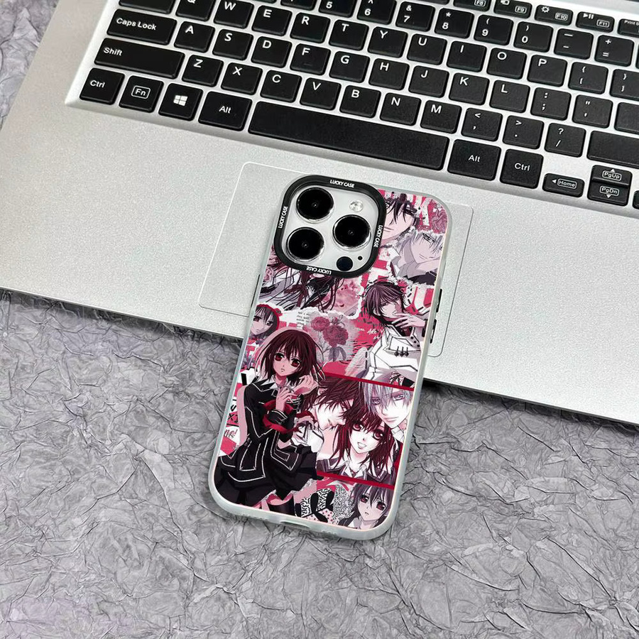 Vampire Knight Handyhülle mit Laser-IMD-Effekt in Silber für iPhone 11 bis iPhone 17 Pro Max und Air Modelle - Bild 3