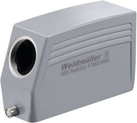 Weidmüller Steckergehäuse HDC 64D TSLU 1PG21G in Grau aus Edelstahl - Bild 1