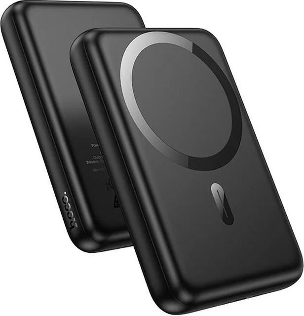 HOCO J141 Externer Wireless-Akku mit 10000mAh, 20W PD und QI-Technologie, Schwarz - Bild 1