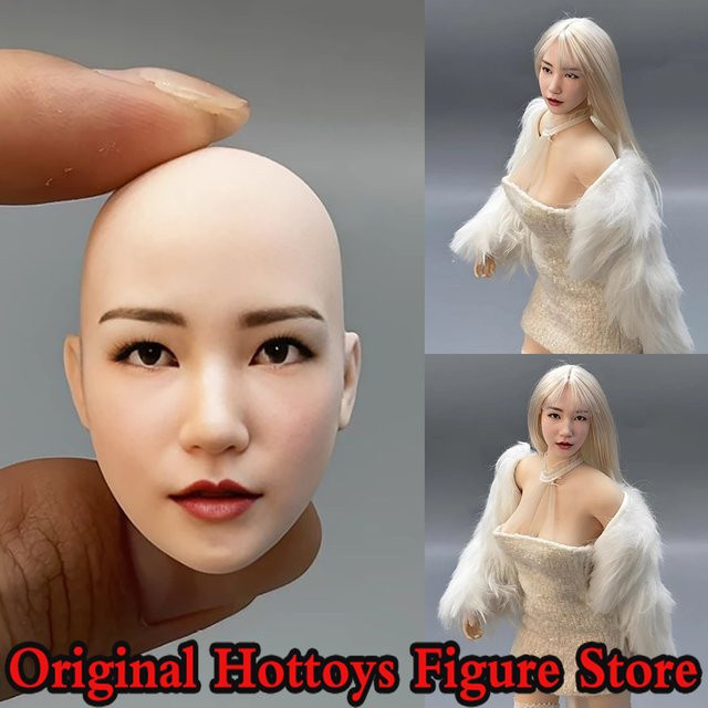 Hot Toys Weibliche Soldatenkopfskulptur Wen Wen, 1/6 Maßstab, Zubehör - Bild 1