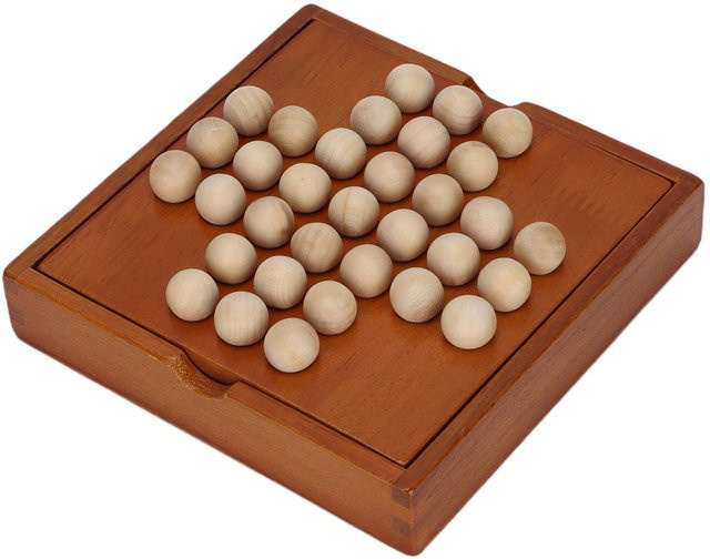 GoolRC Schachspiel Holz, Reise, beige - Bild 1