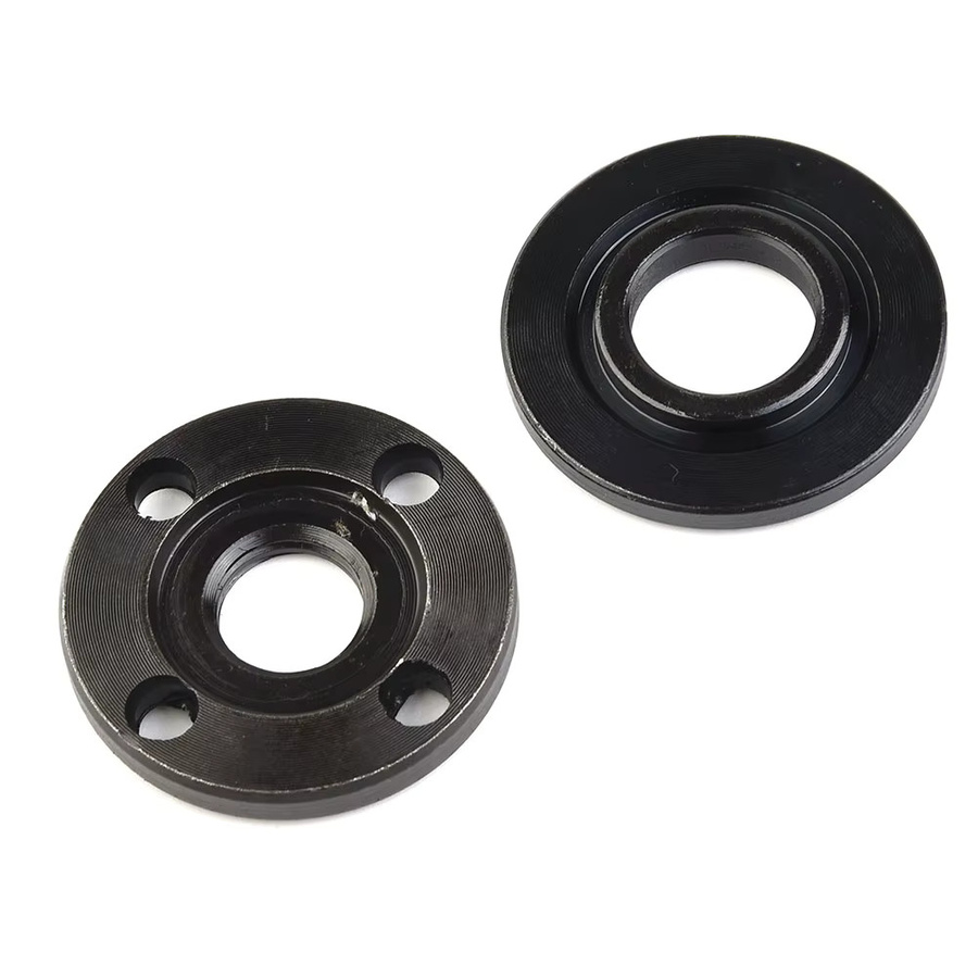 DAZZLEEX Flanschmuttern-Set für M14-Winkelschleifer mit innerer und äußerer Sicherung, Durchmesser: 40 mm, Stiftabstand: 30 mm, Farbe: Blau - Bild 2