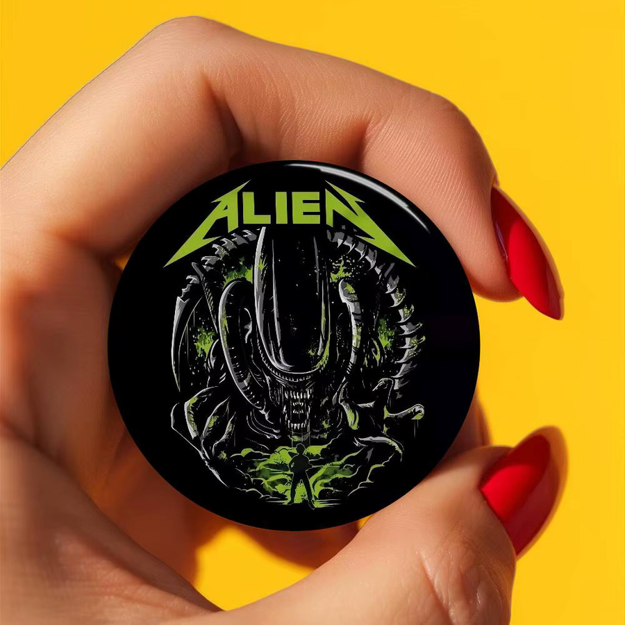 Brosche Film Alien Anime, Bunt, Cartoon-Anstecknadel - Bild 5