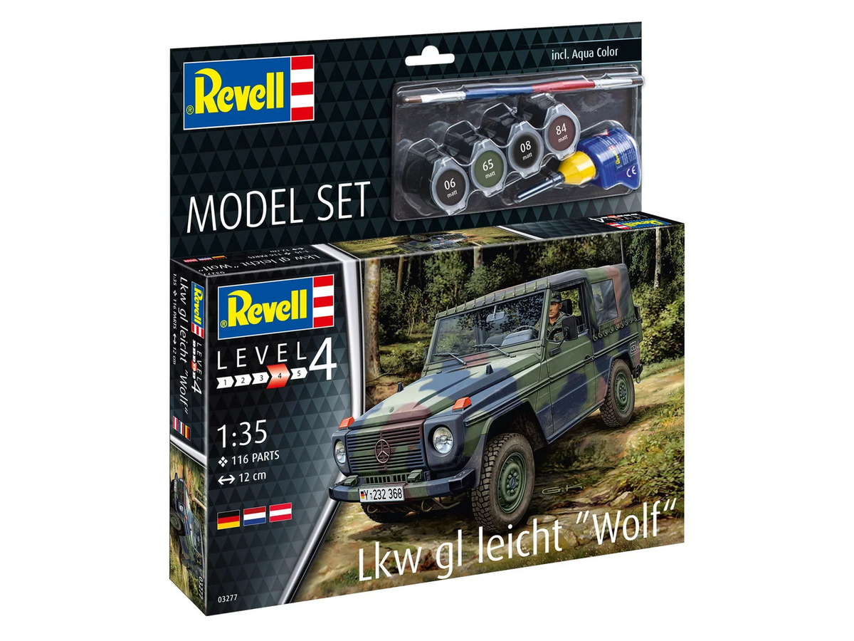 Revell Model Set Lkw gl leicht Wolf, 1:35, ab 14 Jahren - Bild 3