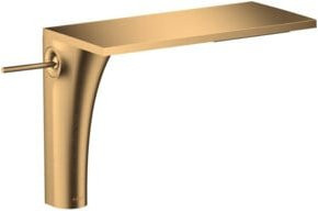 Hansgrohe Axor Massaud Waschtisch-Einhebelmischer in Brushed Brass mit Ablaufgarnitur - Bild 1