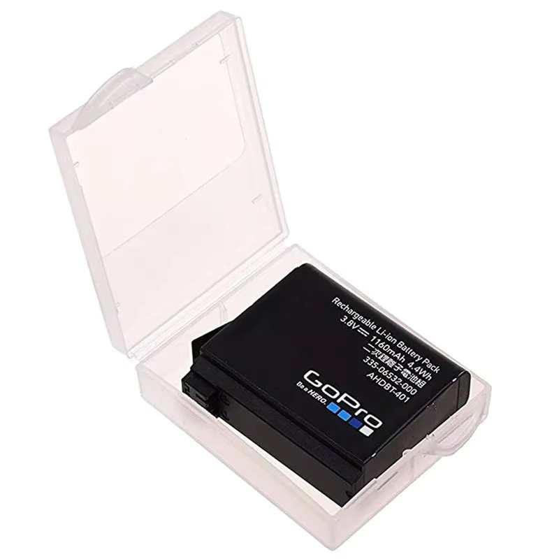 2er-Set transparente Schutzhüllen für GoPro Hero 10 9 8 7 6 5 Batterien aus Kunststoff - Bild 2