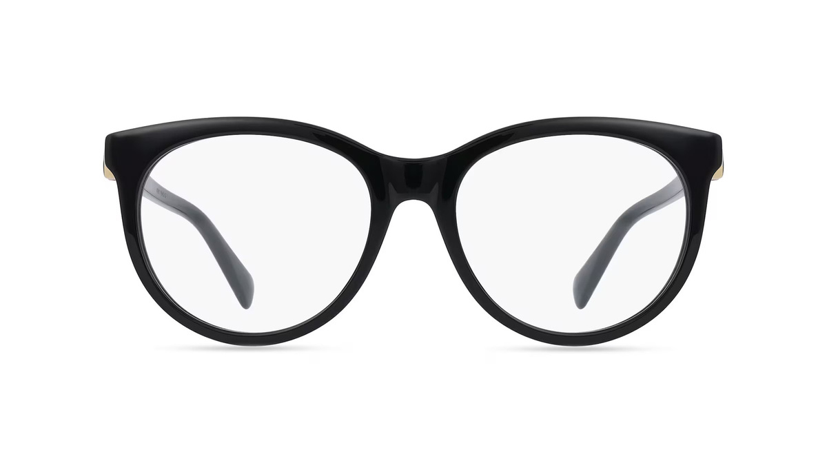 Gucci GG 1074O Korrektionsbrille Butterfly, Vollrand, Kunststoff, schwarz, Damen - Bild 1
