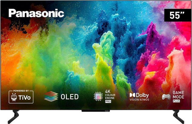 Panasonic TB-55Z60AEG OLED Smart-TV in Schwarz mit 4K Ultra HD, 120 Hz, HDR und Sprachsteuerung - Bild 1