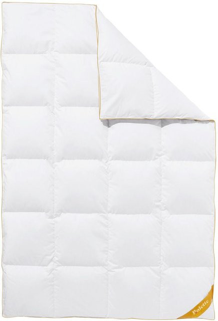BALETTE deLuxe Gänsedaunen-Kassettenbettdecke Gold-Edition extra-warm, B/B: 155 x 220 cm - Bild 1