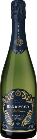 Jean Riveaux Crémant de Loire, Chardonnay, Brut, 2023, Schaumwein, 0,75 l