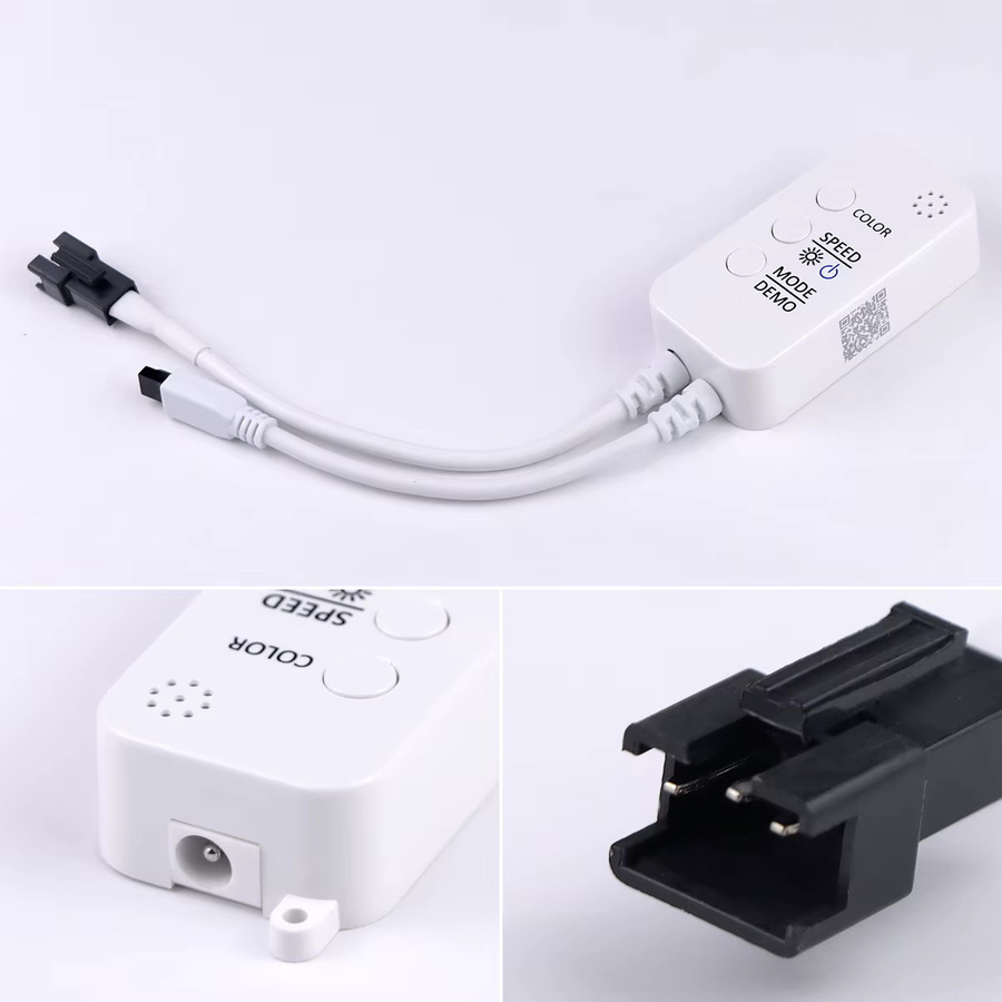 Rybakov Bluetooth Smart APP RGB LED-Controller für W2811 12V 5050 2835 COB LED-Streifen und Neonlicht in Weiß - Bild 2