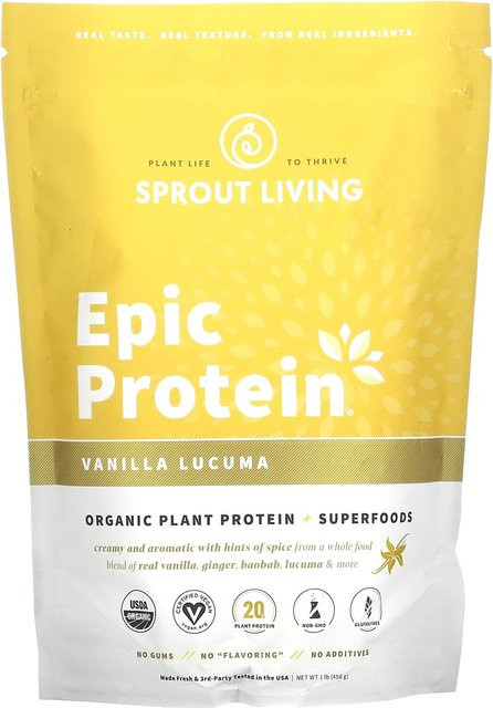 Sprout Living Epic Protein Vanille Lucuma 455 g - Bild 1