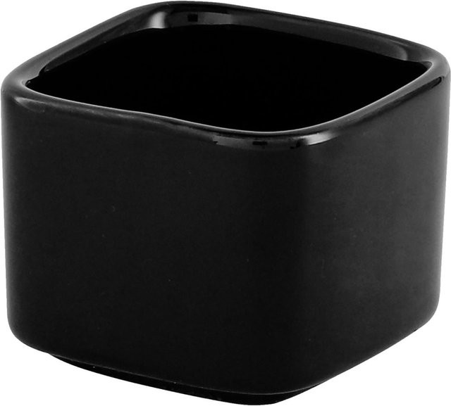 VEGA Mini-Schälchen Ubatuba, 12er Pack, Schwarz, Quadratisch, 90 ml, B/T/H: 6 x 6 x 4,7 cm - Bild 1