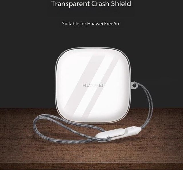 Transparente und stoßfeste Schutzhülle für Huawei FreeArc Kopfhörer - Bild 1