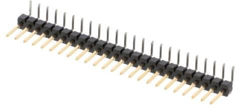 Molex Stiftleiste Standard 1 Reihe in Schwarz und Gold mit 24 Kontakten - Bild 1