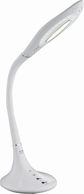 Globo LED-Tischleuchte PATTAYA in Chrom und Weiß, dimmbar, Höhe: 70 cm - Bild 1