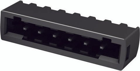 HARTING Grundleiste aus Messing in Schwarz, 1 Reihe - Bild 1