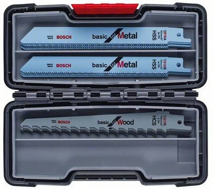 Bosch Säbelsägeblatt-Set Wood and Metal Basic, 15-teilig, Blau - Bild 1
