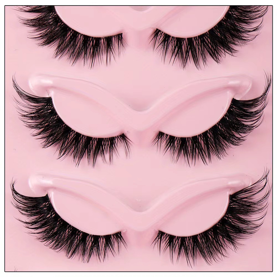CNKESS Künstliche Wimpern, Katzenaugen-Manga-Wimpern, 15 Paar, Unisex - Bild 6