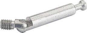 Hettich MB-Gelenkdübel Bohr DU 634, Durchmesser 8mm, Spannmaß 39mm, Stahl verzinkt, Silber - Bild 1