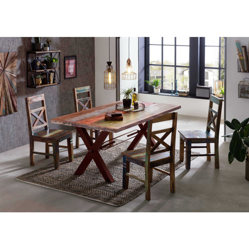 SIT Tisch TABLES & CO aus Holz in Braun mit Live Edge Design, Höhe: 76,5 cm, Tiefe: 85 cm - Bild 2