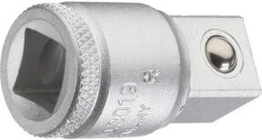 Gedore Steckschlüsselvergrößerung Adapter 3/8 Zoll auf 1/2 Zoll, Stahl verchromt, Silber - Bild 1