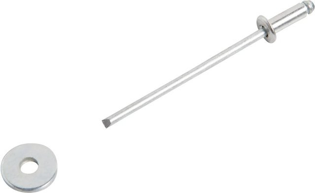 LUX-TOOLS Blindnieten und Unterlegscheiben aus Aluminium in Silber, Durchmesser: 5 mm, Länge: 10 mm - Bild 1
