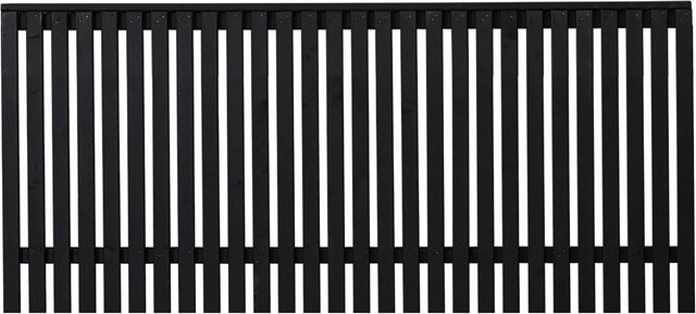 Plus Vorgartenzaun Sendai aus Nadelholz in Schwarz, B/H: 80 x 180 cm - Bild 1