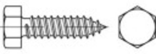 TOOLCRAFT 144526 Sechskantblechschrauben DIN 7976 aus Stahl, galvanisch verzinkt, Farbe: Silber, Durchmesser: 2,9 mm, Länge: 19 mm, 2000 Stück - Bild 1