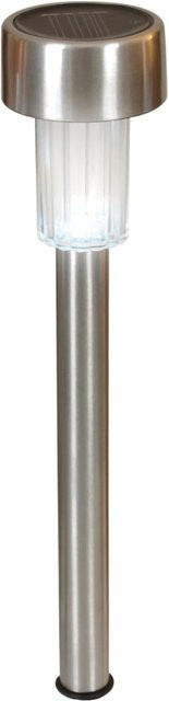 Näve LED-Solar-Erdspieß 8er-Set in Silber mit warmweißem Licht, Höhe: 36 cm - Bild 1