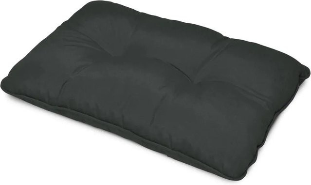 Beautissu Flair Loungekissen Outdoor Rücken Graphitgrau B/H: 60 x 40 x 12 cm - Bild 1