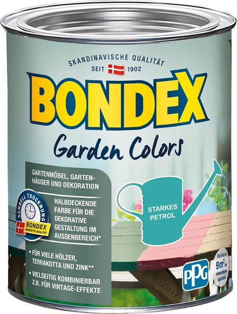 Bondex Garden Colors Holzschutzlasur in Starkes Petrol, 0,75 l - Bild 1