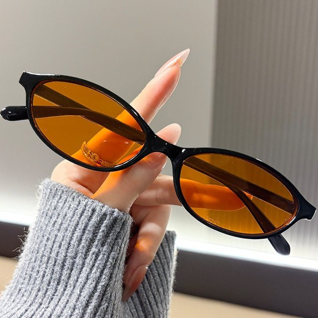 ZUIDID Sonnenbrille, oval, Vollrand, Kunststoff, black - Bild 1