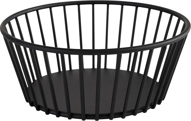 Assheuer Korb URBAN aus Metall in Schwarz - Bild 1