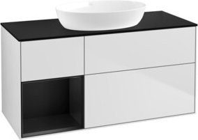 V&B Waschtischunterschrank Finion in Weiß lackiert, Breite: 120 cm, Tiefe: 50,1 cm, Höhe: 50,1 cm - Bild 1