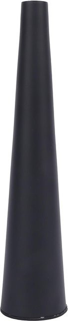 Dekorative konische Blumenvase OutsideWorld in Schwarz aus Aluminium im nordischen Design - Bild 1