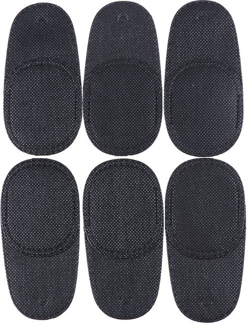 KuZHEN Augenklappen aus Vlies, 6 Stück, Schwarz, Unisex - Bild 1