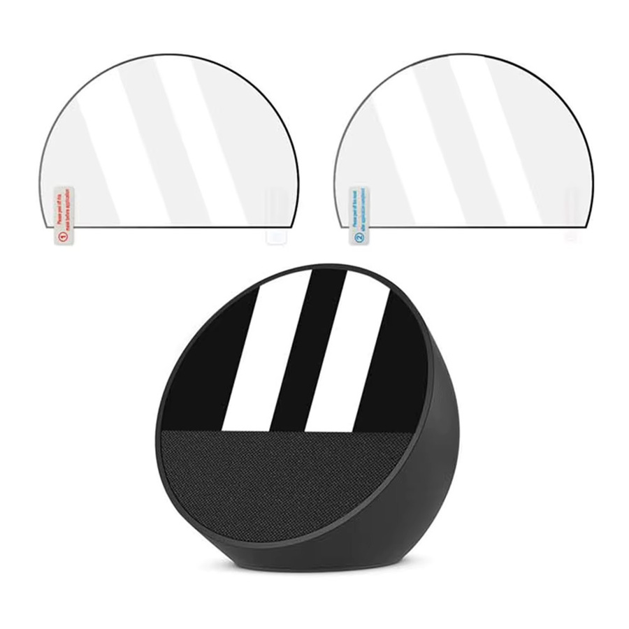2 Stück ALLOET HD Displayschutzfolie für Echo Spot (2024 Ausgabe), transparent, kratzfest und anti-fingerabdruck - Bild 3