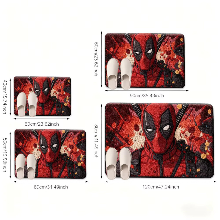 Beast Kingdom Marvel Deadpool Fußmatte aus Polyester in Multicolor - Bild 3