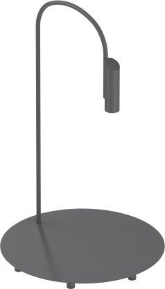 Flos Caule Outdoor Bodenleuchte in Schwarz aus Aluminium und Edelstahl mit dimmbarer LED und IP66 Schutzklasse - Bild 1