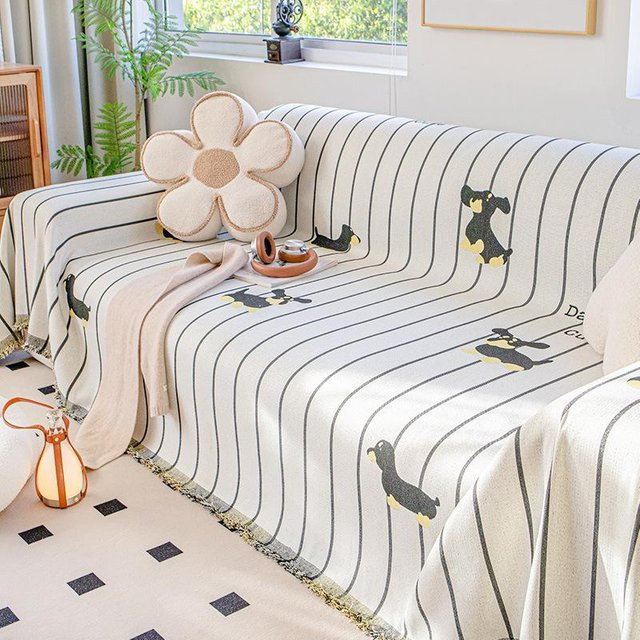 Super Six Chenille Sofaüberwurf mit Anti-Rutsch- und Anti-Katzenkratz-Funktion, B/B: 180 x 130 cm - Bild 1