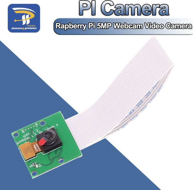 Raspberry Pi Kamera Modul 5MP Mini Webcam für Raspberry Pi 3 Modell B und Raspberry Pi 4 Modell B in Grün - Bild 1