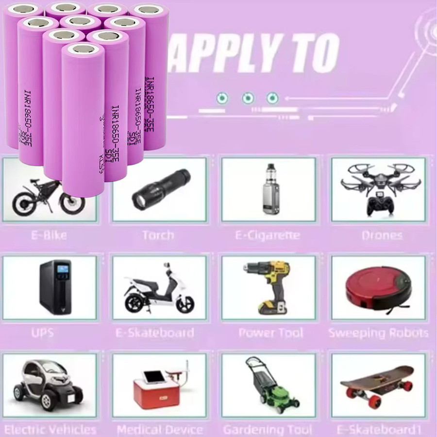 Samsung 18650 35E INR Lithium-Ionen-Akku mit 3500mAh und 3,7V - Bild 4
