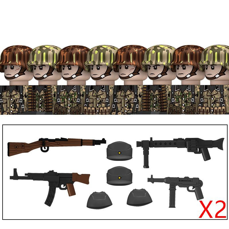 Yiran Toy Militär WW2 Bausteine Set mit Soldaten und Panzern - Bild 1