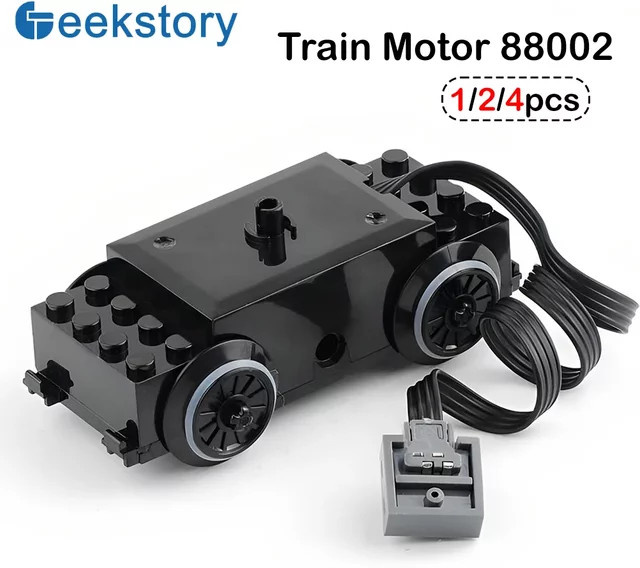 wishiot Zugschienenmotor 88002 MOC, technische Teile, Zubehör - Bild 1