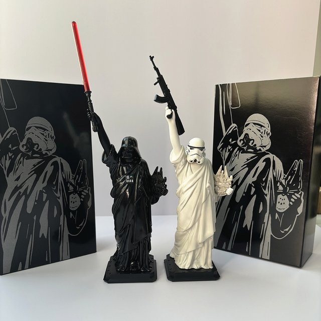 Bandai Star Wars Freiheitskämpfer Friedenskrieger Anime-Figur, Actionfigur, Kunststoff, Schwarz, Einzelfigur - Bild 1