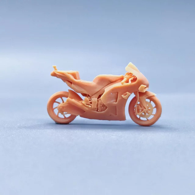 EHCMODEL Motorrad rc213v Motogp Racing, Modell, Harz, Bunt / Mehrfarbig, Orange - Bild 1
