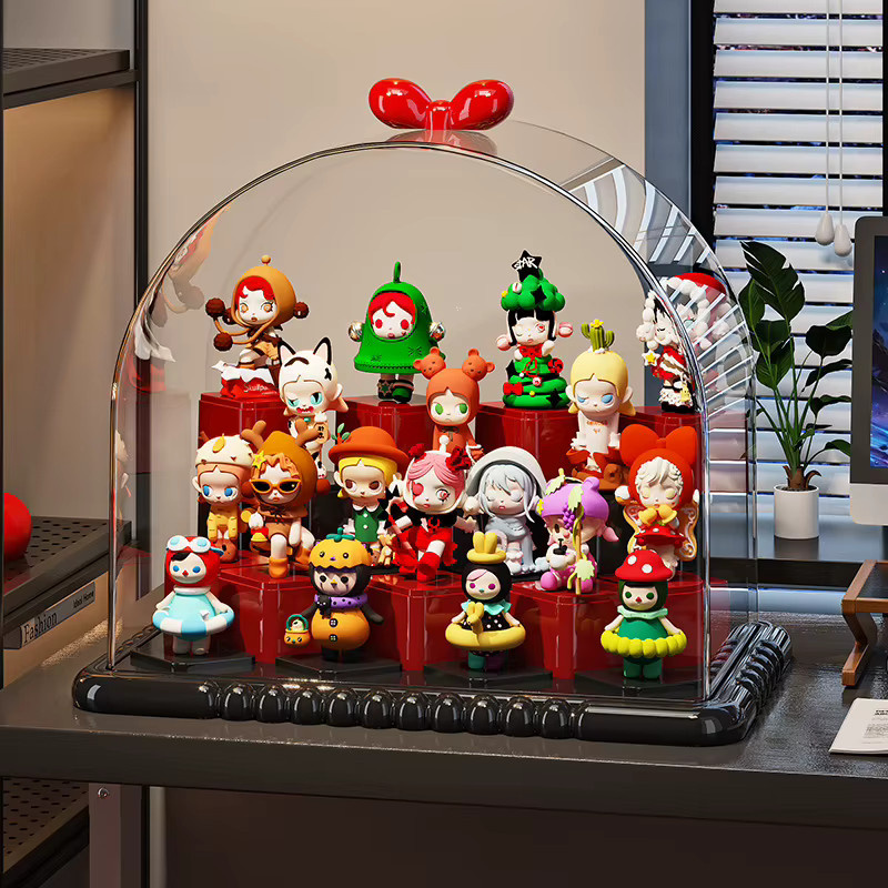 POP MART Blind Box Aufbewahrung Display Stand, transparente Vitrine für Figuren und Ornamente aus Kunststoff - Bild 2